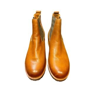 New Kork-Ease Waylin Leather Ankle Boot Pull-On Flexible Lightweight Womens 8.5